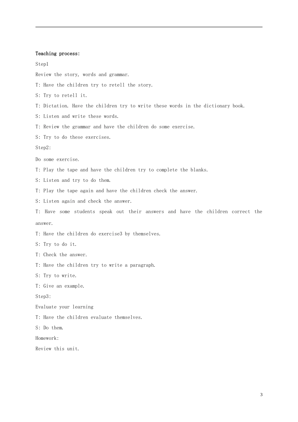 六年级英语上册 Unit1 Lesson5-6教案 北师大版_第3页