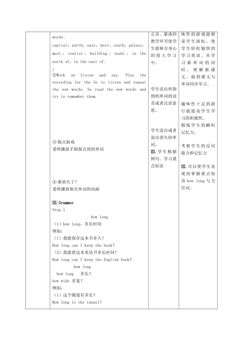 六年级英语上册 Unit 9《Great cities of the world》（第1课时）教案 牛津上海版（深圳用）-牛津上海版小学六年级上册英语教案_第2页