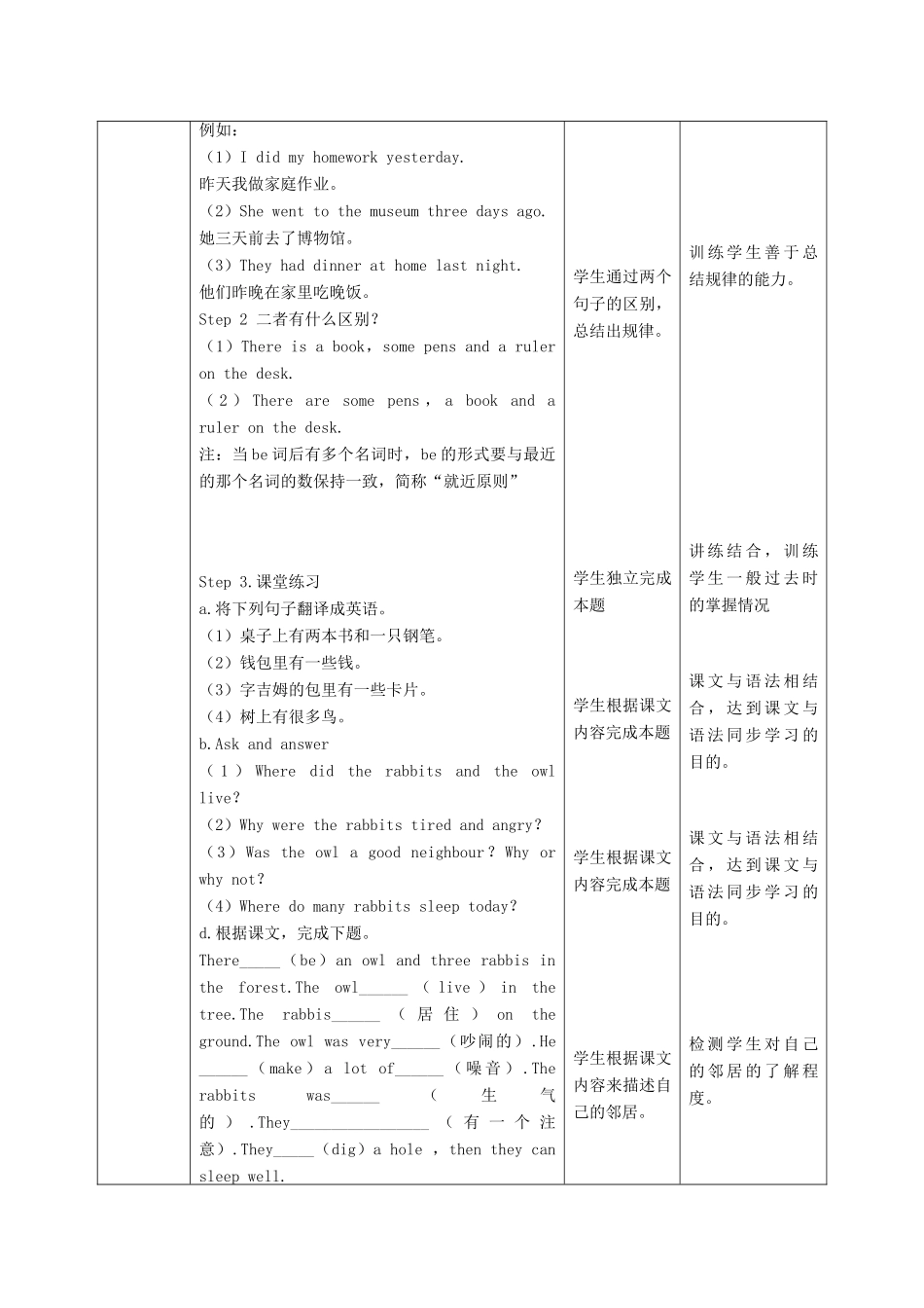 六年级英语上册 Unit 4《Our neighbours》（第2课时）教案 牛津上海版（深圳用）-牛津上海版小学六年级上册英语教案_第2页