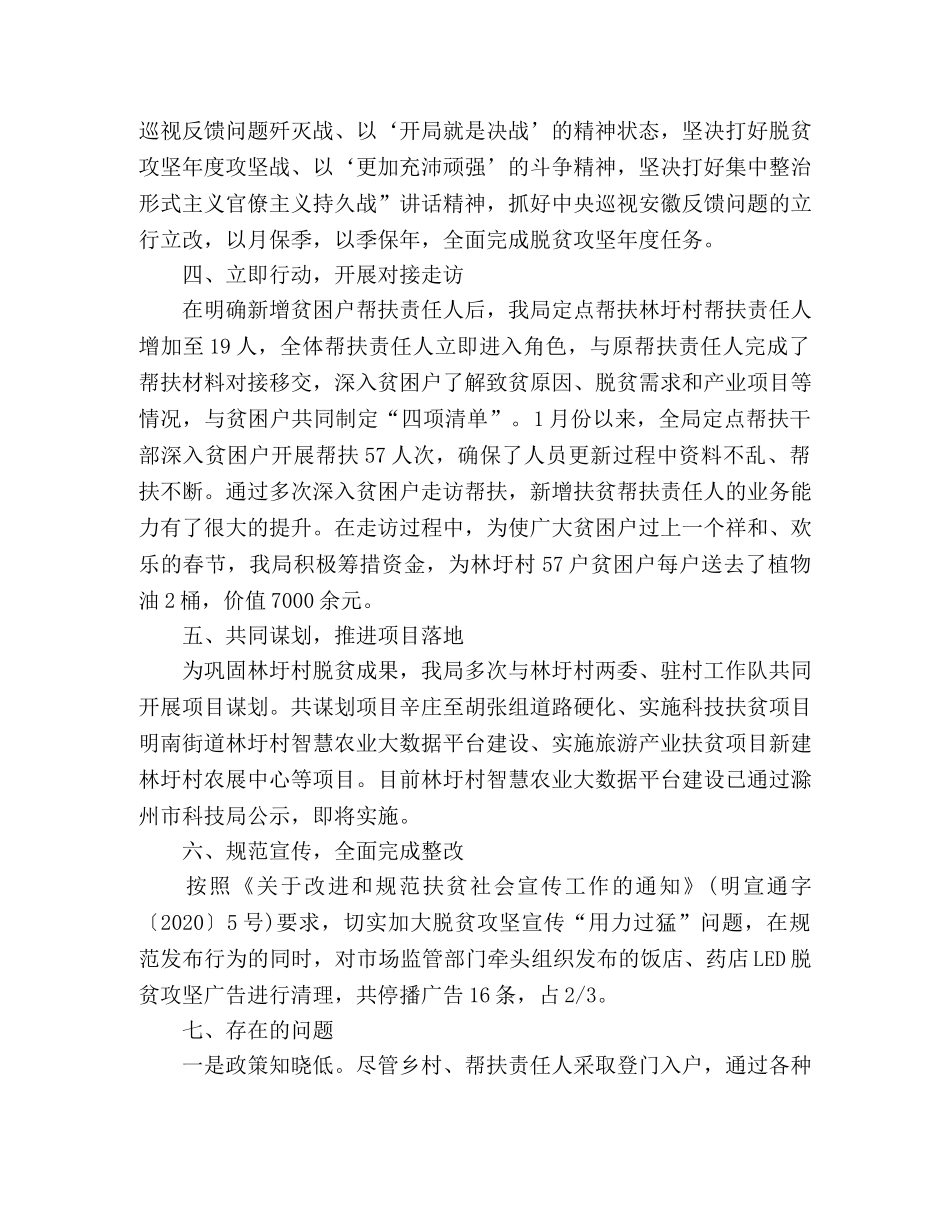 2020年春季脱贫攻坚定点帮扶工作总结 _第2页
