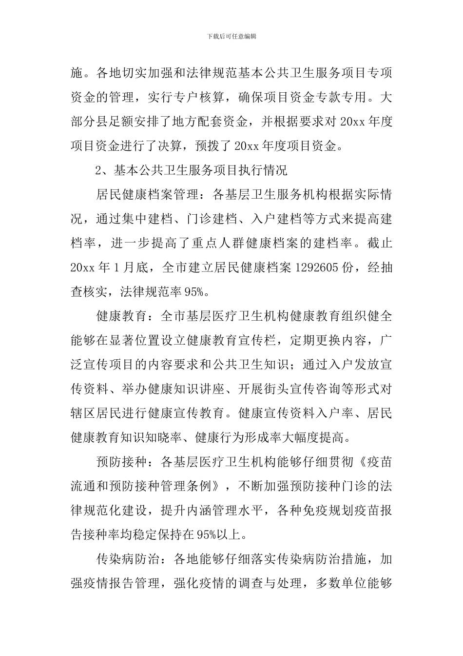 公共卫生工自查报告2024_第3页