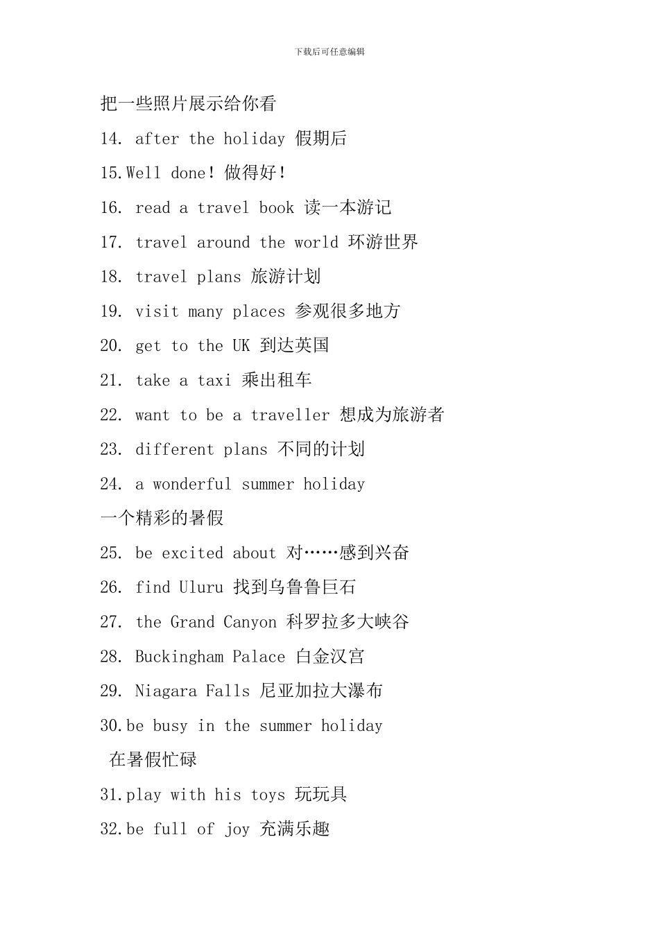 六年级英语下册Unit7重点词汇、句型、语法知识点整理_第2页