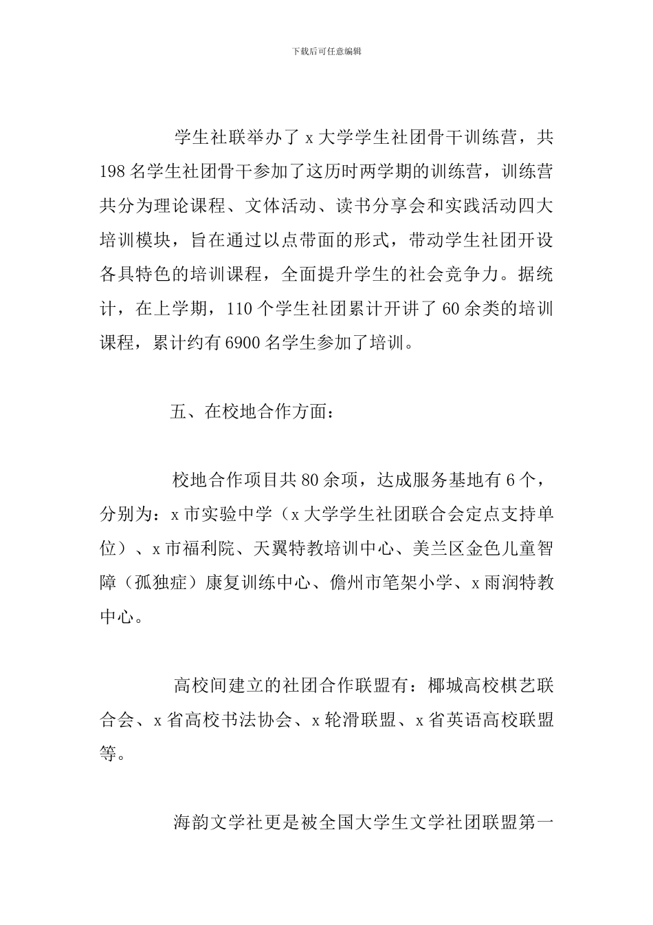 2024年大学社团年度个人工作总结例文_第3页