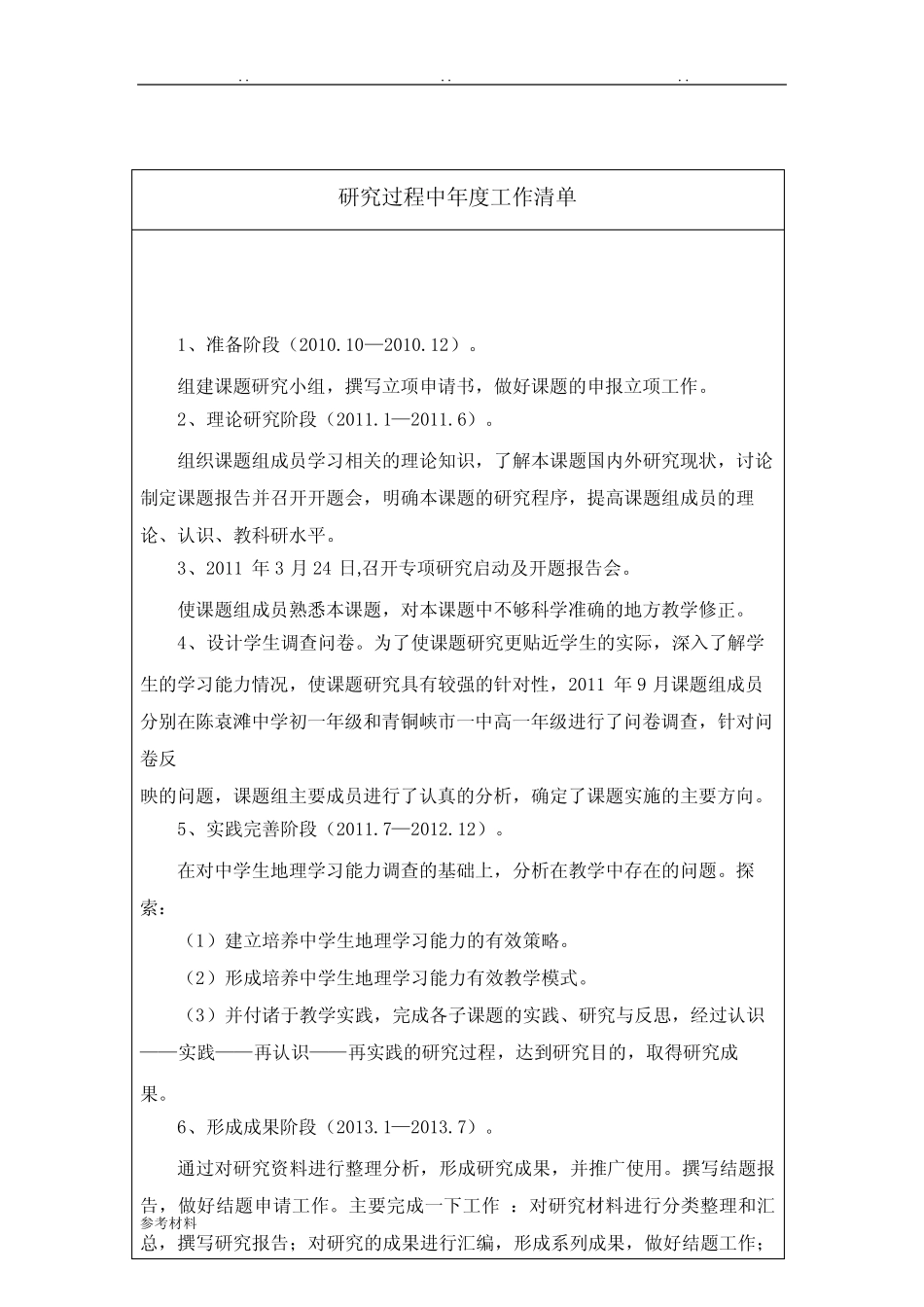 基础教育教学研究课题《培养中学生地理学习能力实践研究》结题_第1页