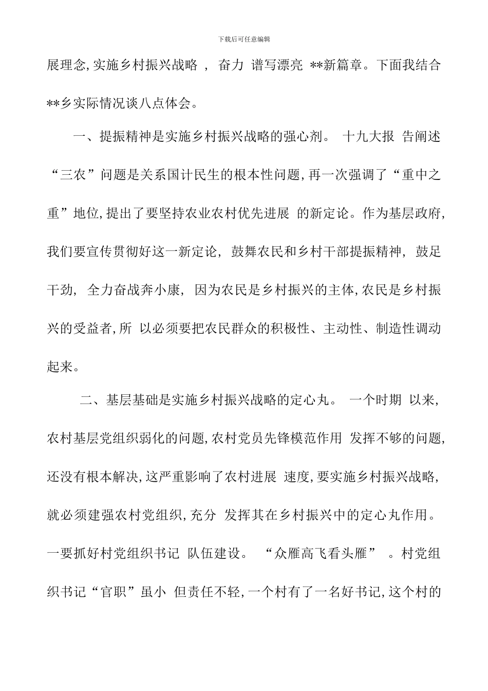 乡村振兴战略一些心得体会_第2页