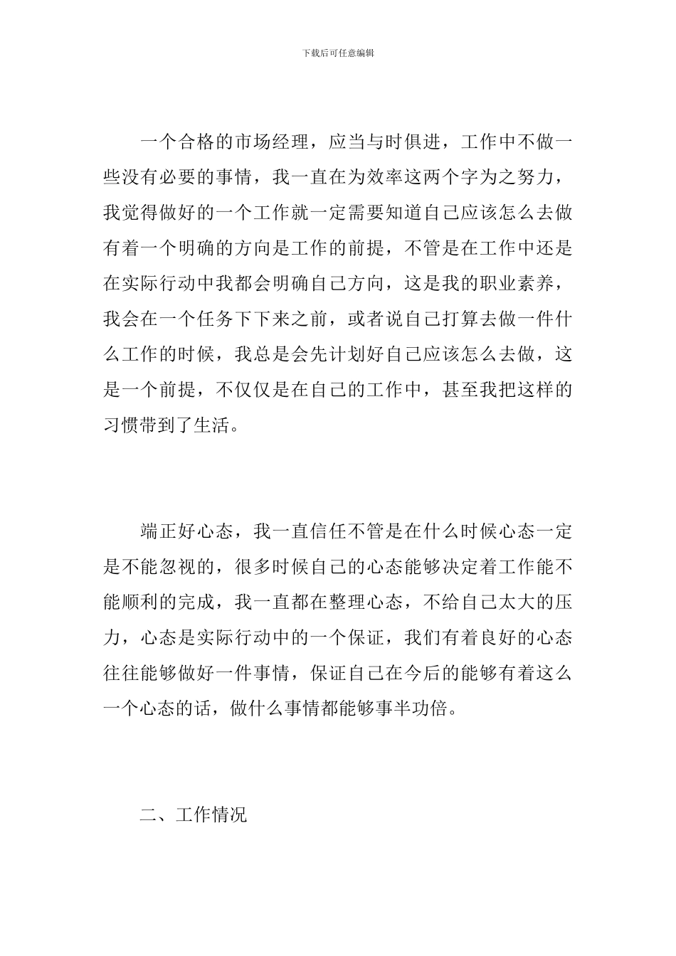 公司市场部工作总结范本_第2页