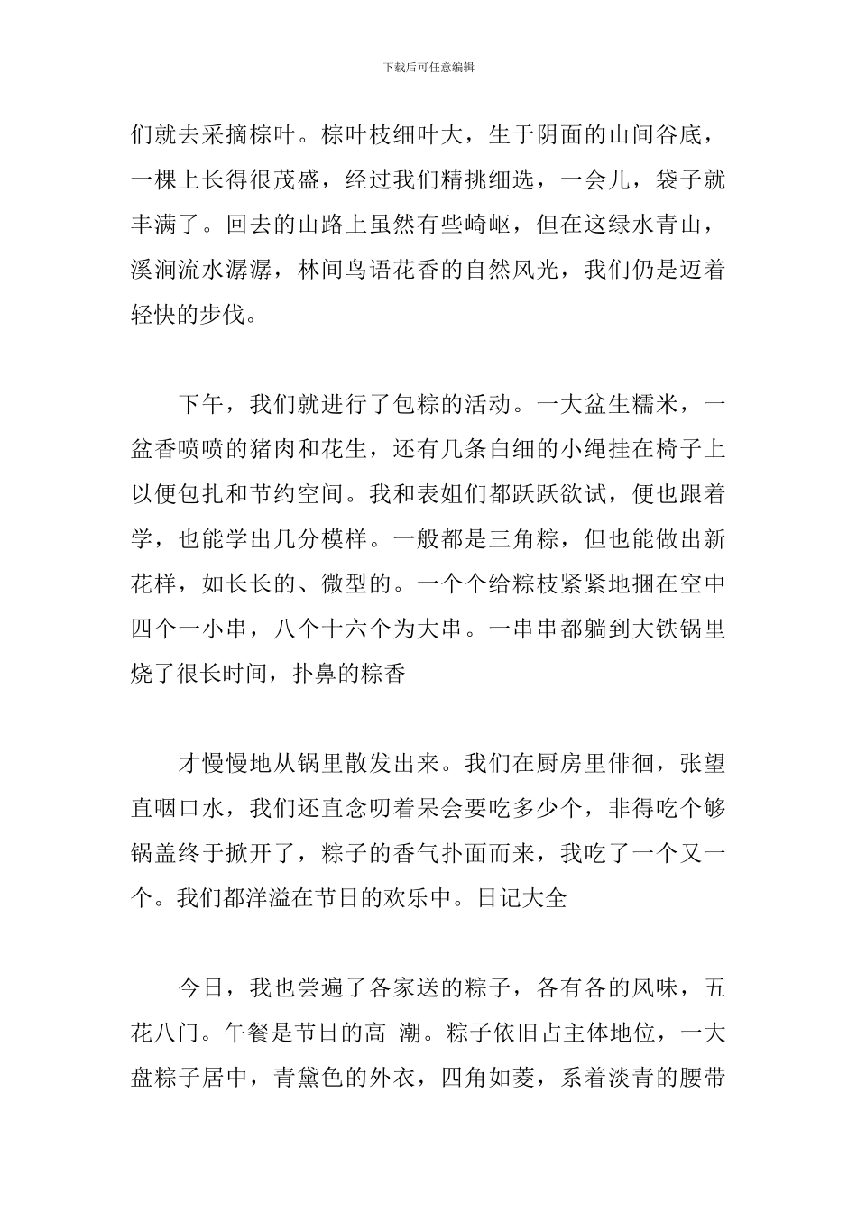 关于端午节的九年级作文800字_第2页