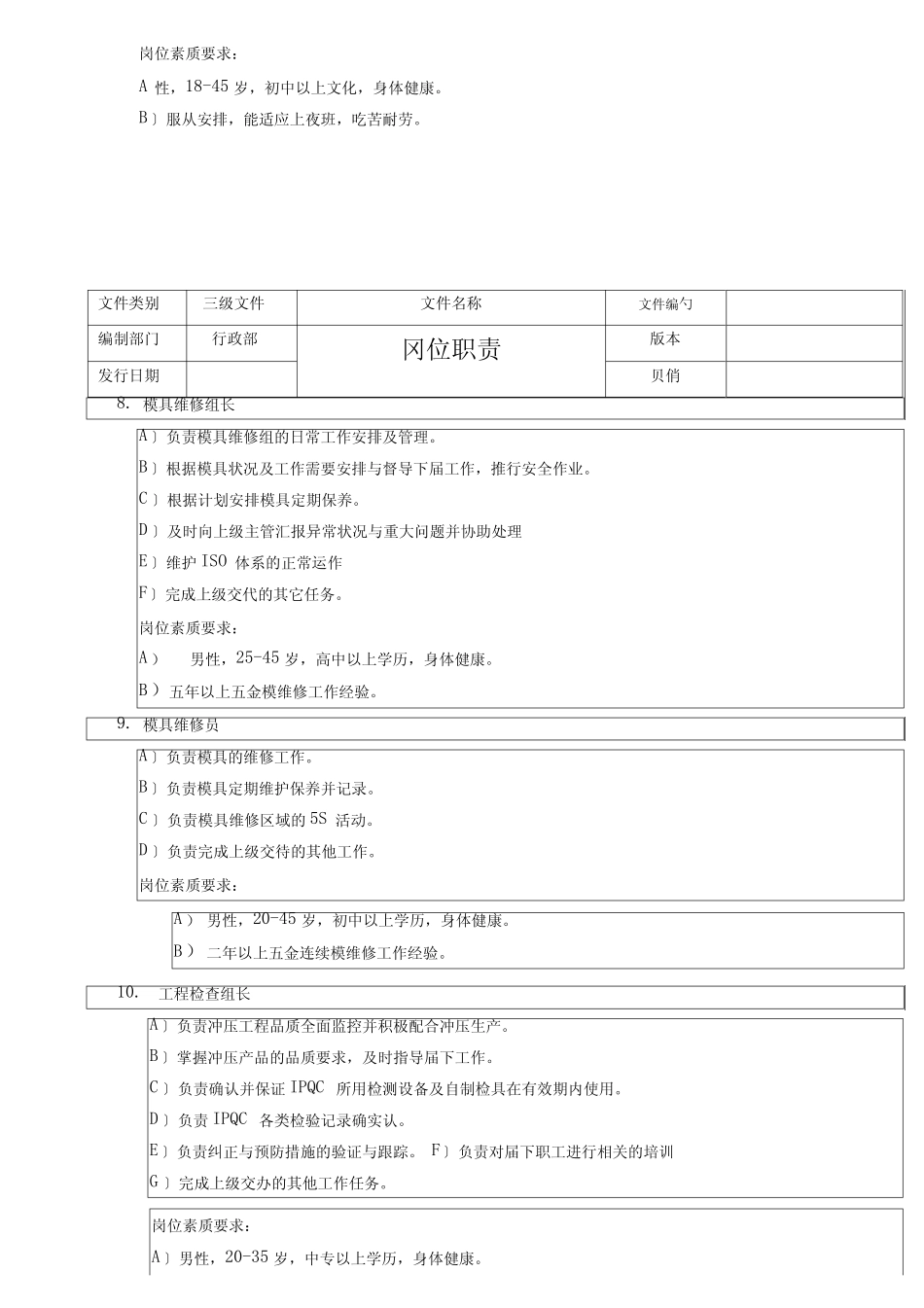 岗位职责-副本_第3页