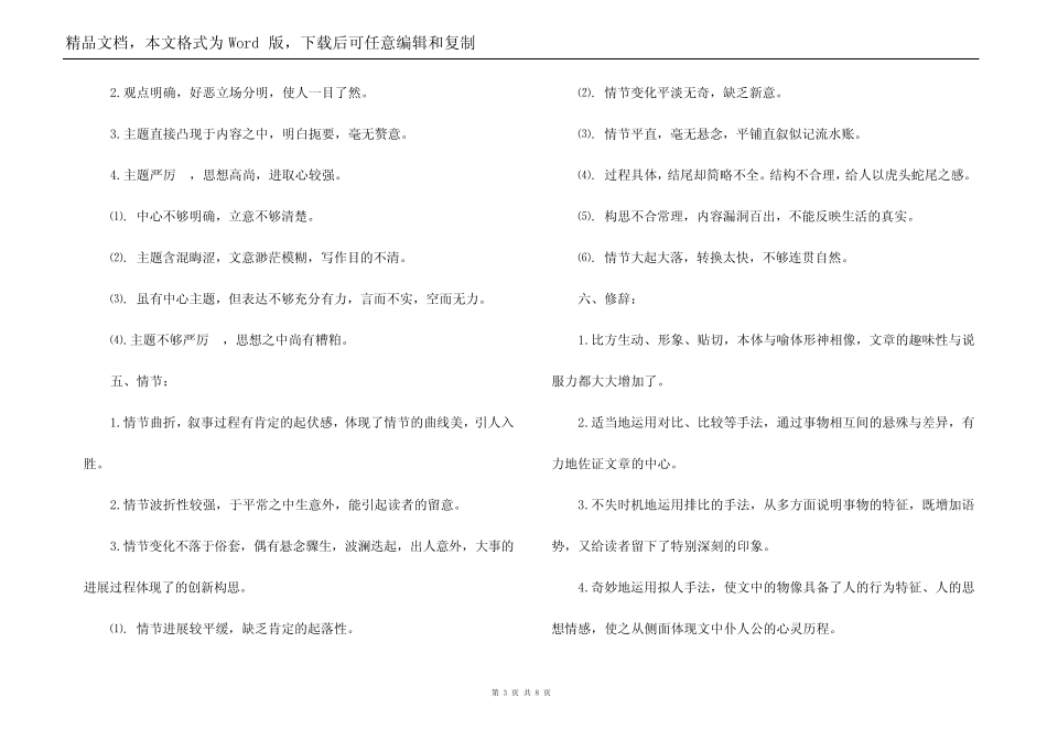 作文批改评语大全_第3页