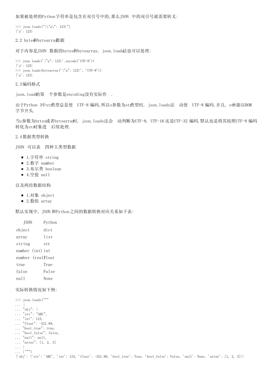 Python3中的json模块使用详解 _第2页