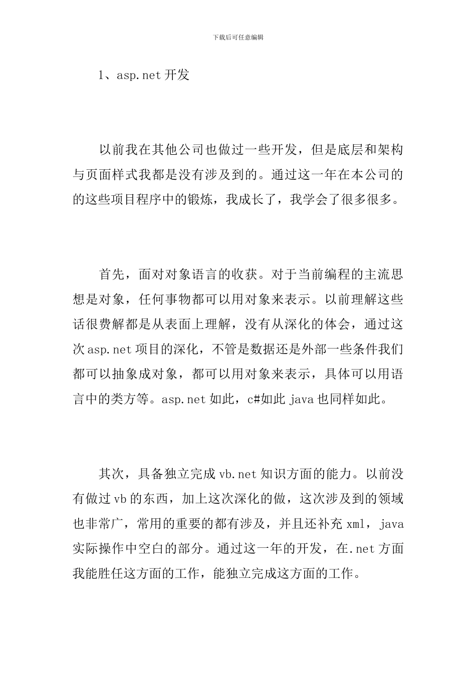 2024年程序员个人年度工作总结_第2页