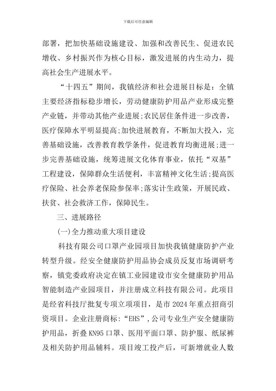 乡镇“十四五”规划编制调研报告_第2页