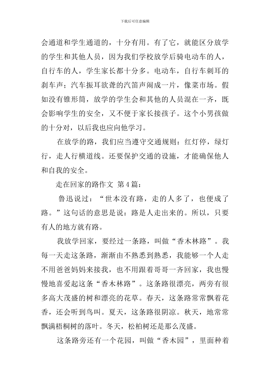 走在回家的路上作文_第3页