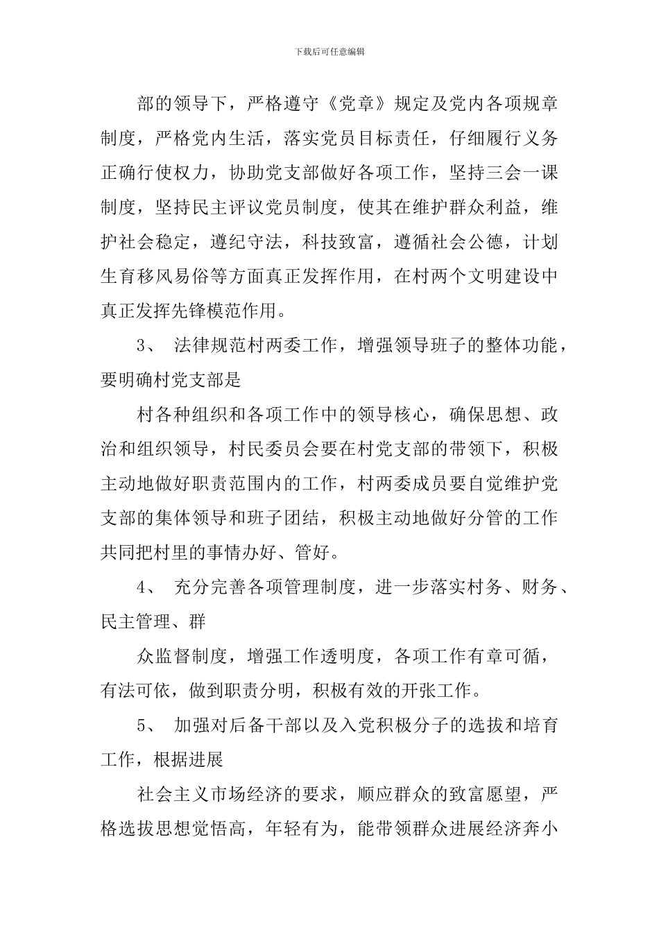 2024农村支部述职报告_第2页