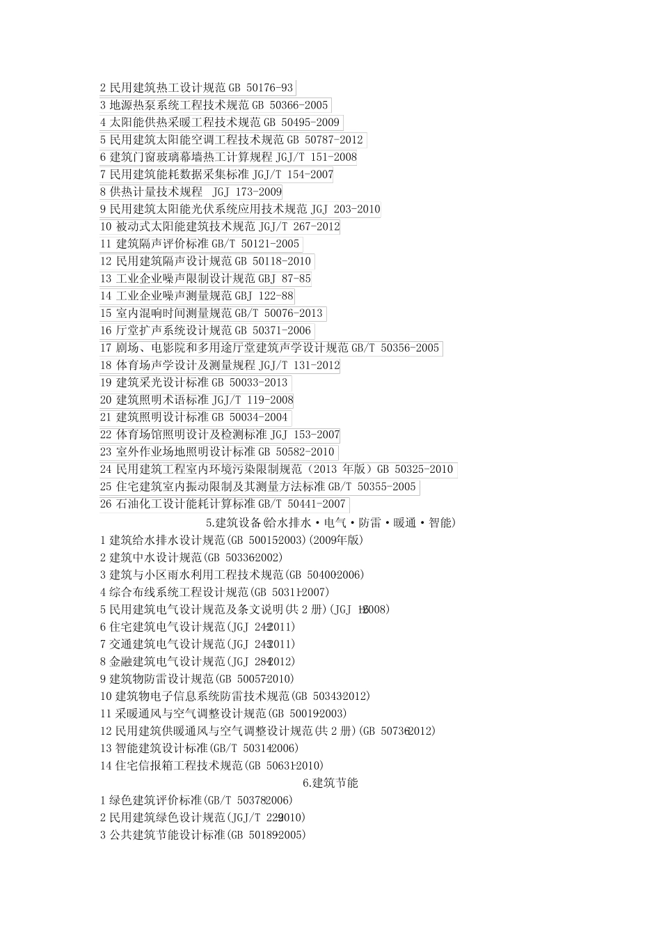 2014版现行建筑设计规范大全目录 _第3页