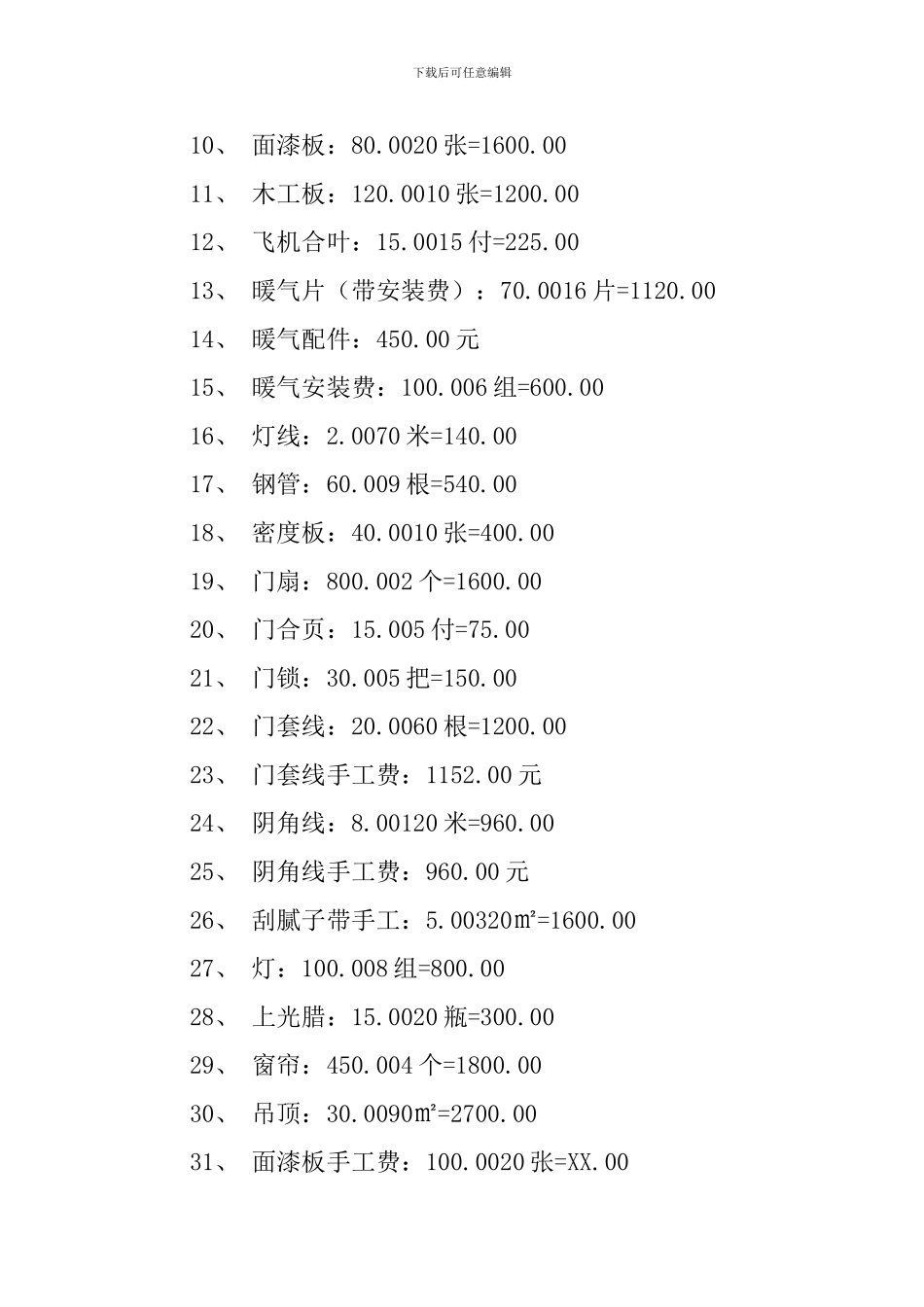 办公室装修经费申请_第2页