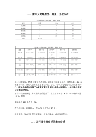 2019年 南师大620教育学综合真题完整版及心意解析 