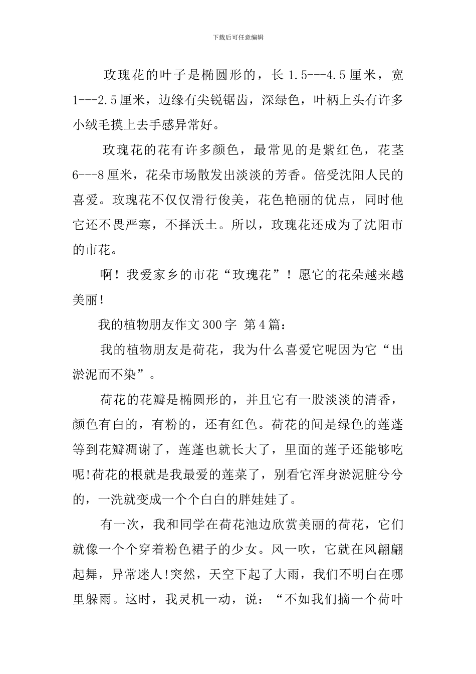 我的植物朋友作文300字_第3页