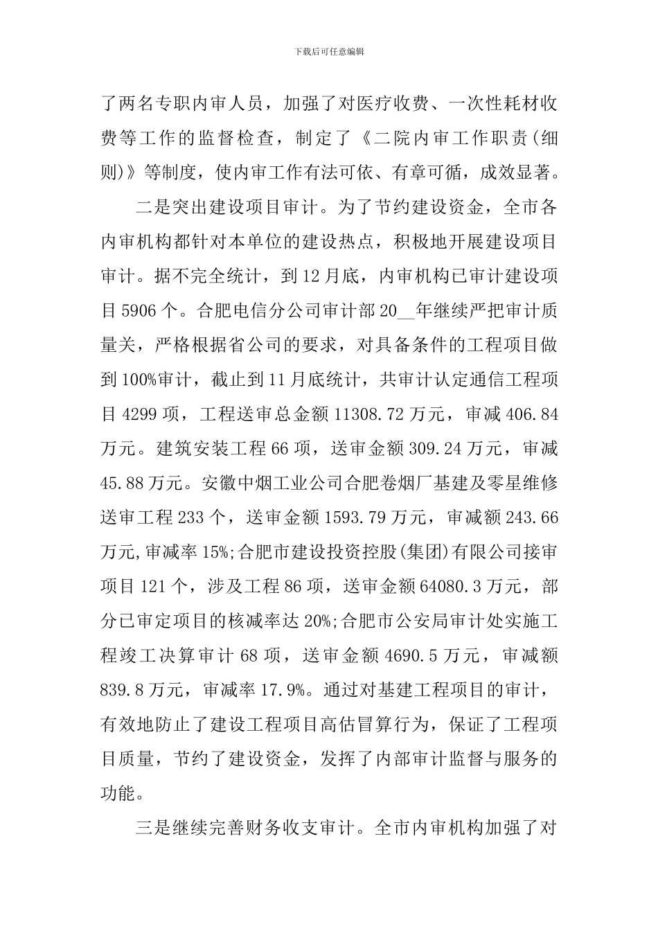 2024审计人员工作心得体会_第3页