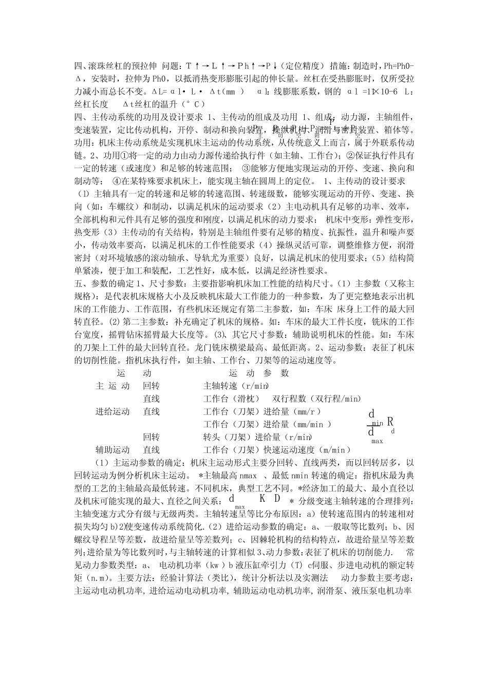 机械设计制造装备课程考试重点总结(95分) _第2页