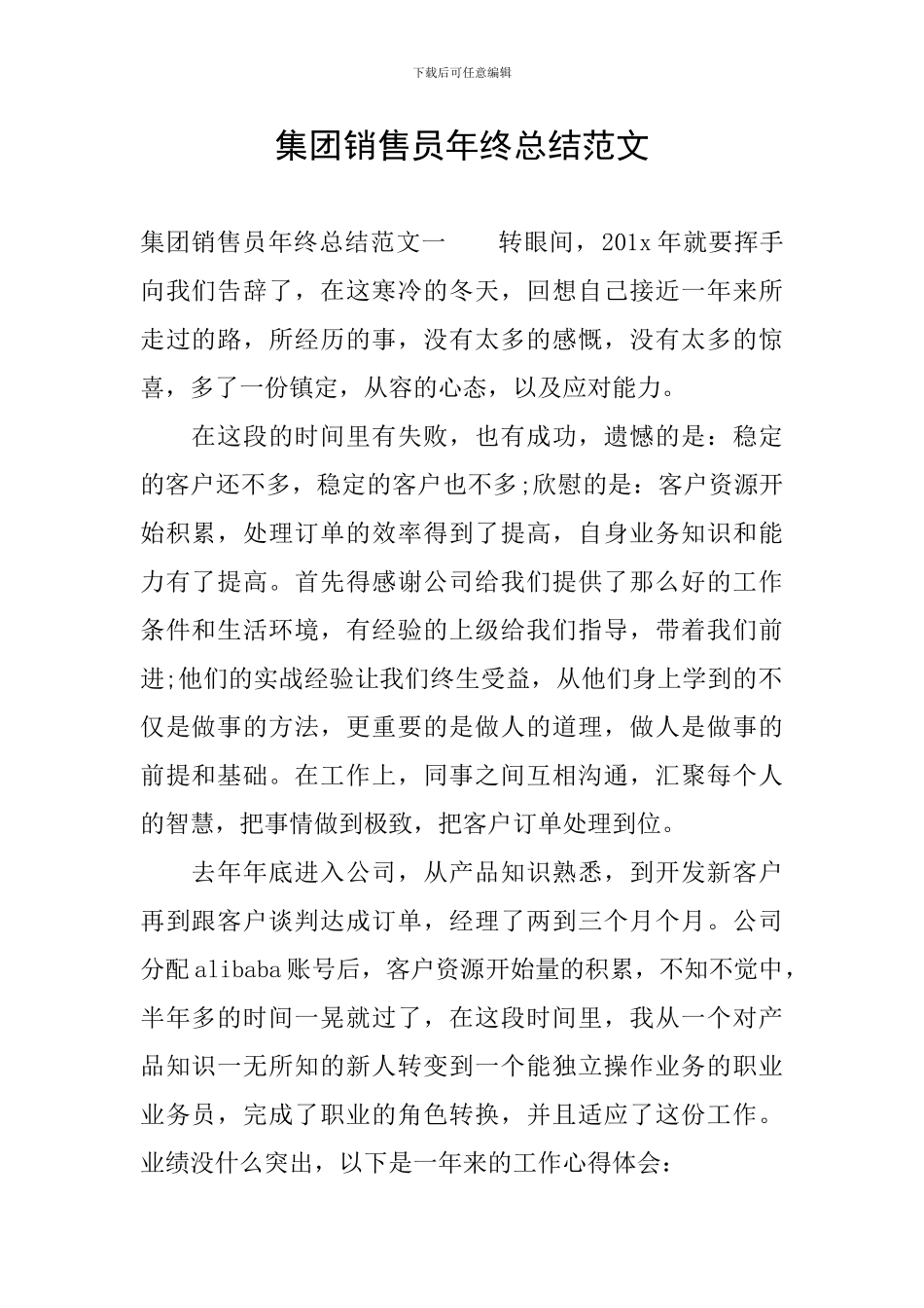 集团销售员年终总结范文_第1页