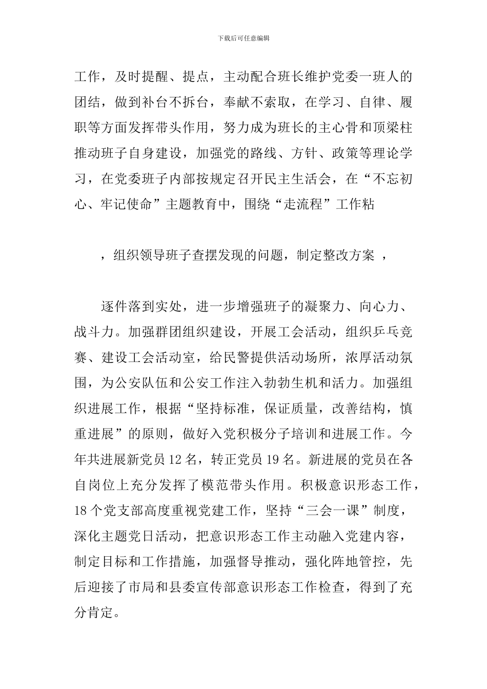 2024年公安局党委副书记政委述职廉报告-0_第2页
