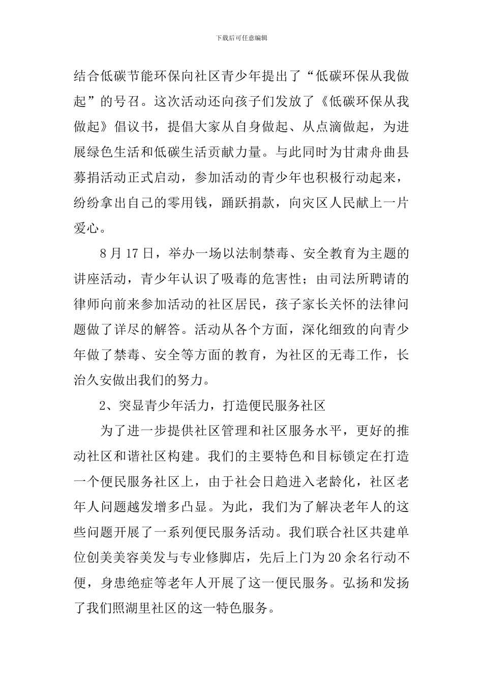 共青团年度工作总结范文四篇_第3页