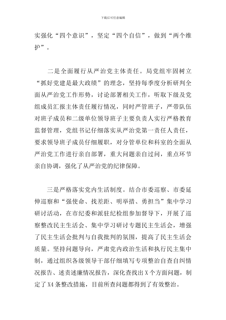 关于市局党组2024年上半年工作总结_第2页