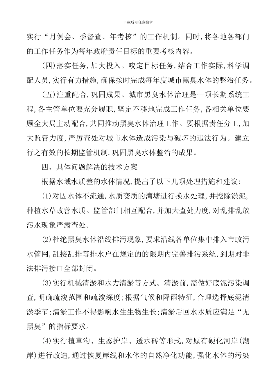 整治城市黑臭水体行动方案_第3页