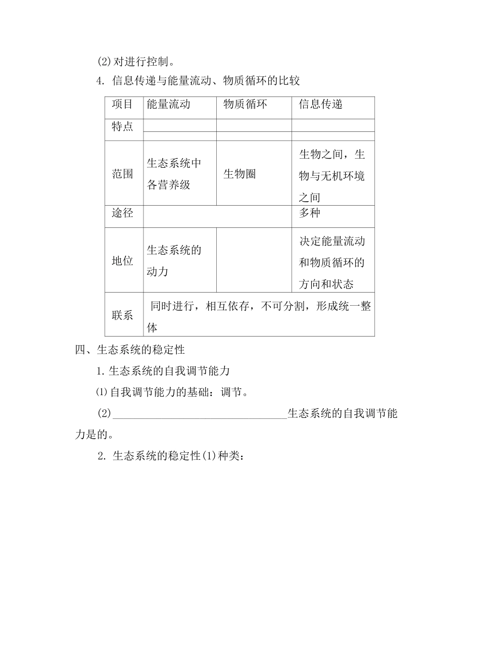 (完整版)生态系统中的信息传递学案_第3页