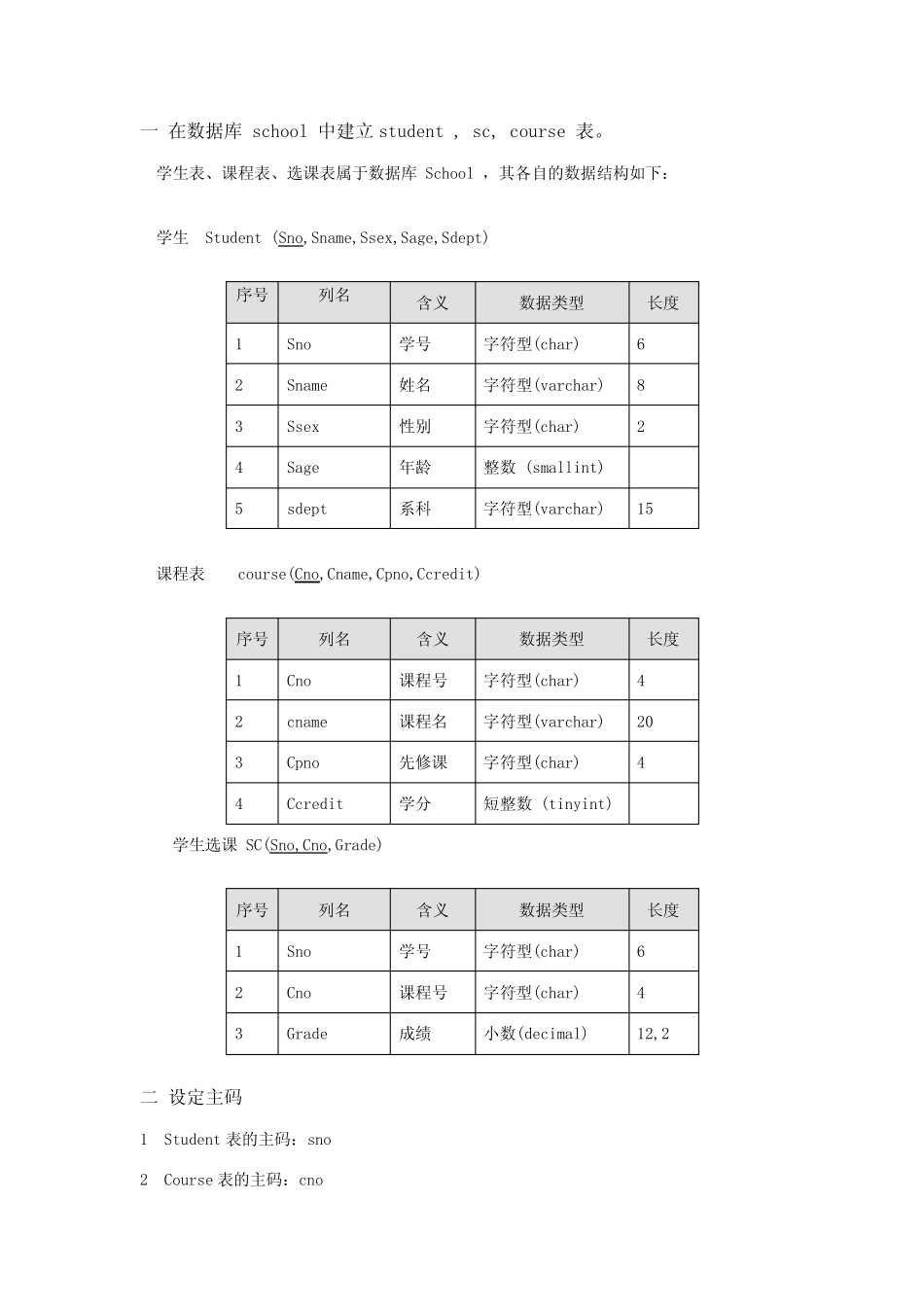 sql语句练习题及答案 _第1页