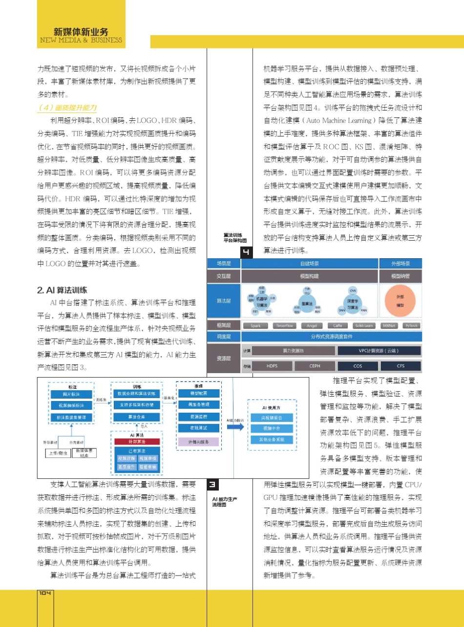 5G新媒体平台AI中台的建设与应用 _第3页