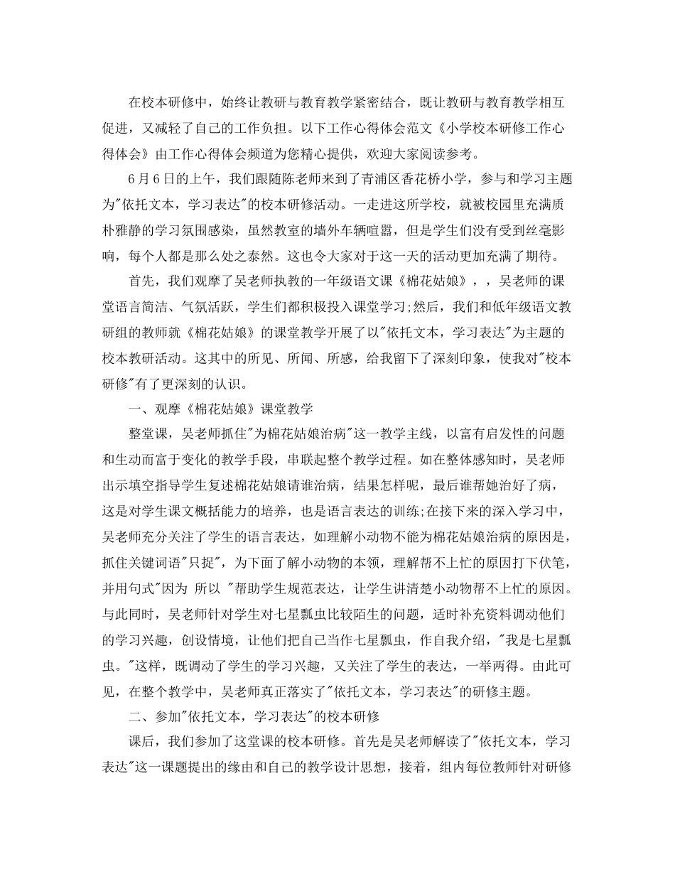 小学校本研修总结个人_第2页