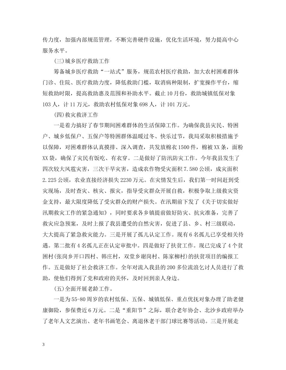 民政局终工作总结_第3页