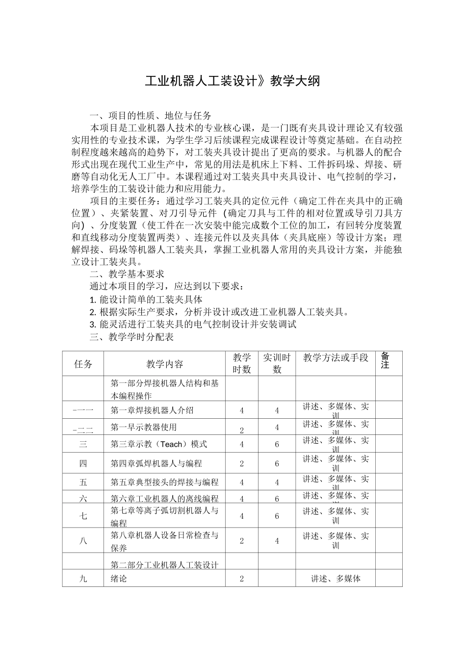 工业机器人工装设计_第1页