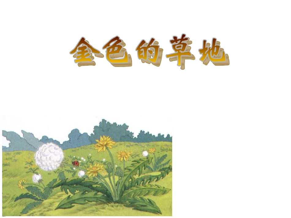 金色的草地1_第1页