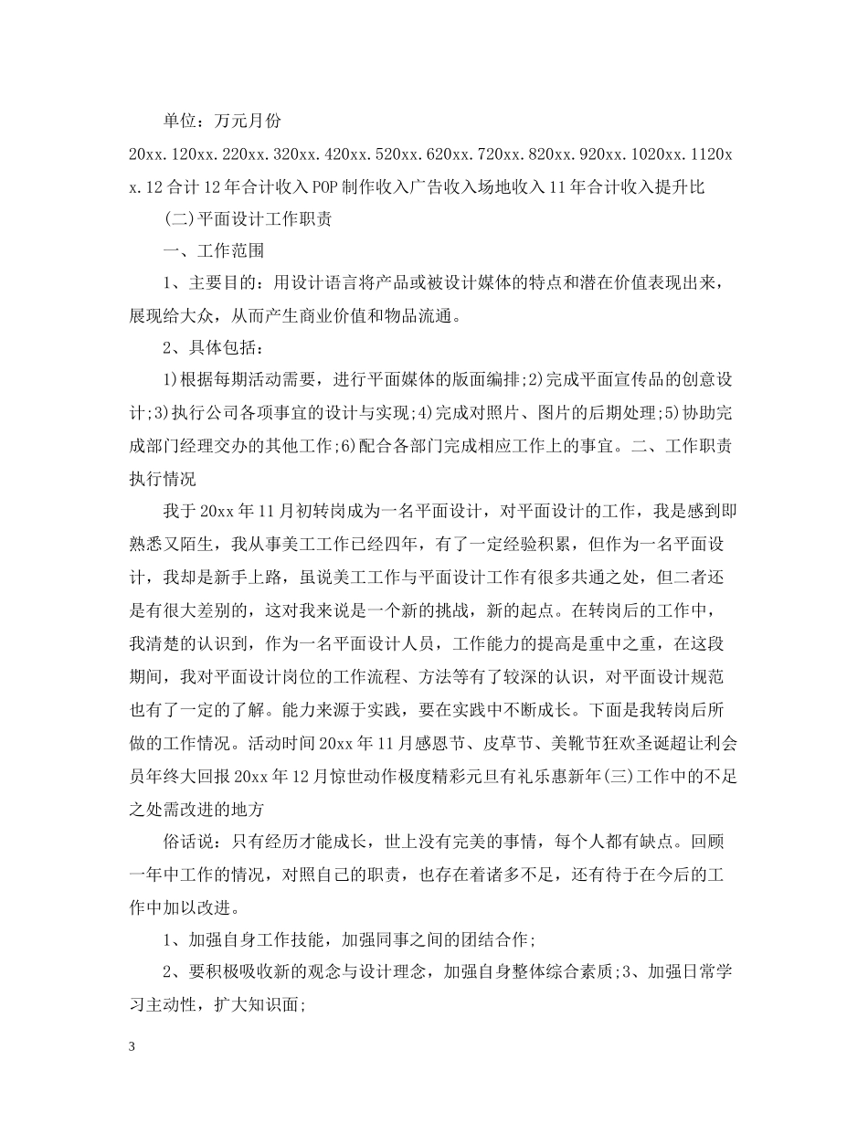 2020年平面美工个人年终工作总结（三）2_第3页