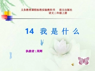 《我是什么》课件(语文S版二年级语文上册课件)