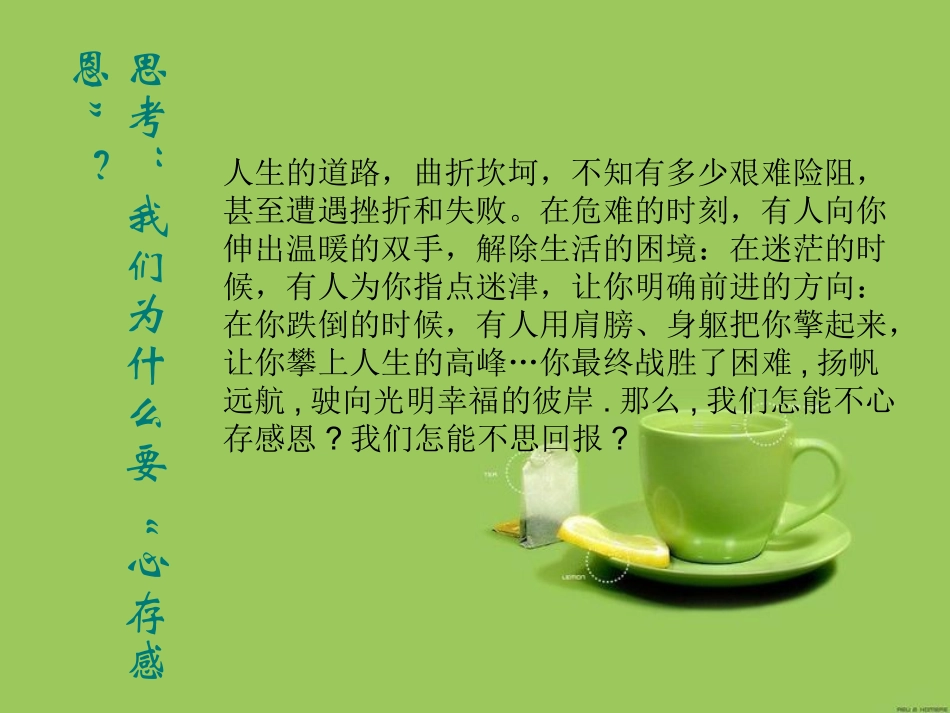 小学生感恩节主题班会_第3页