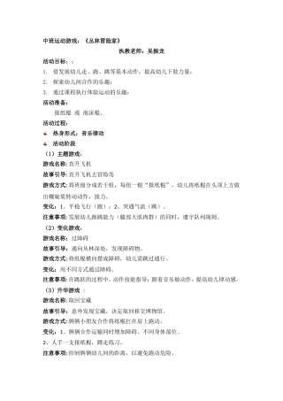丛林冒险家-中---吴振龙