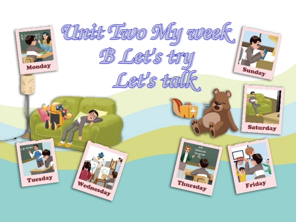新pep小学英语五年级上Unit2-B-let's-talk-课件_第1页