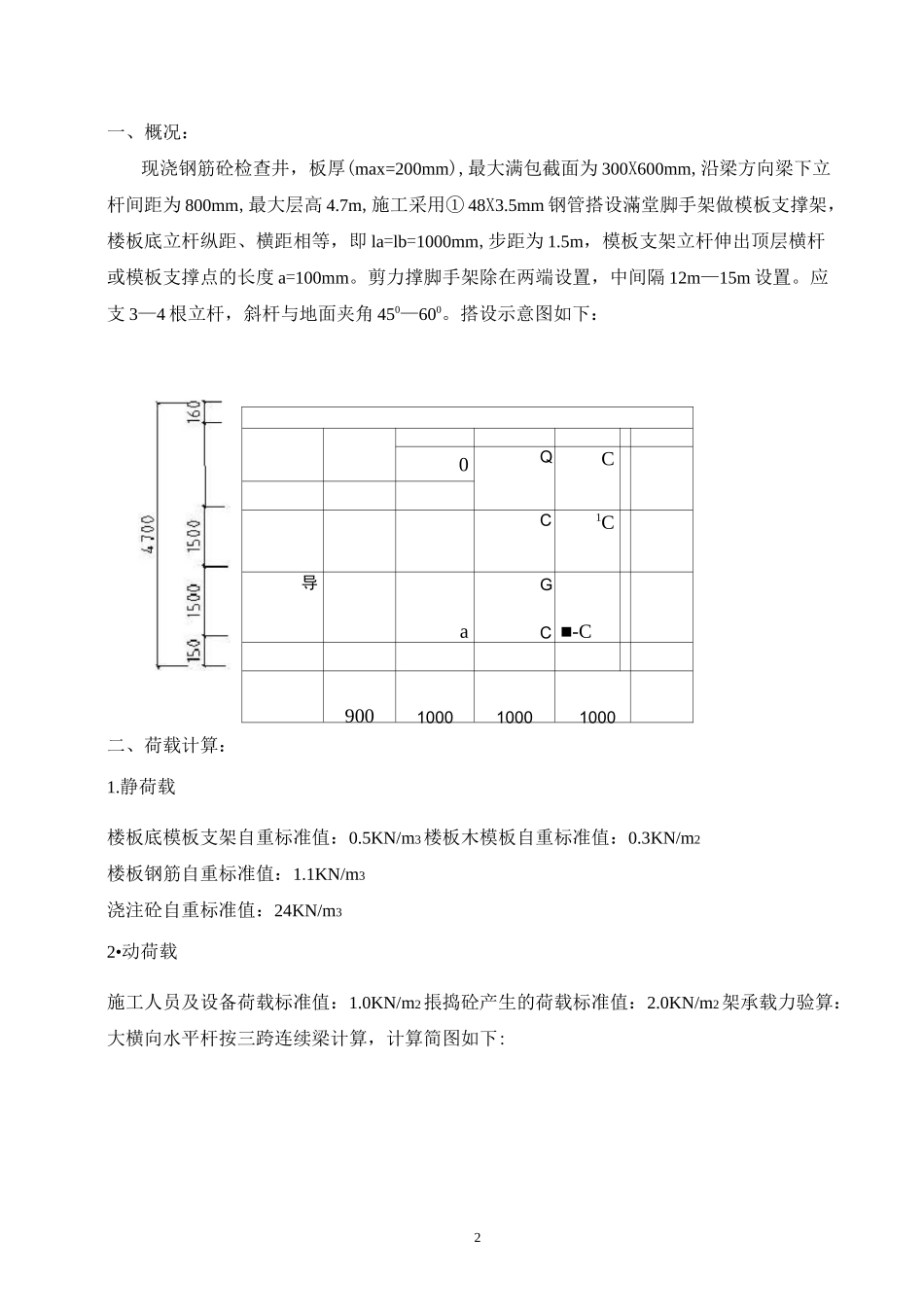 模板支架计算书_第2页