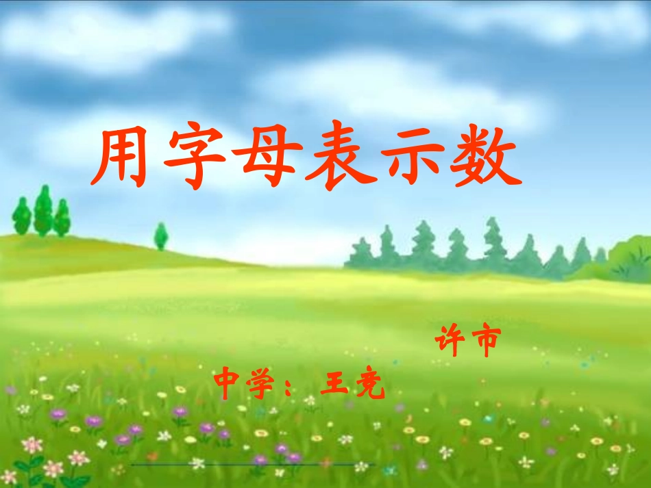 用字母表示数 (4)_第2页