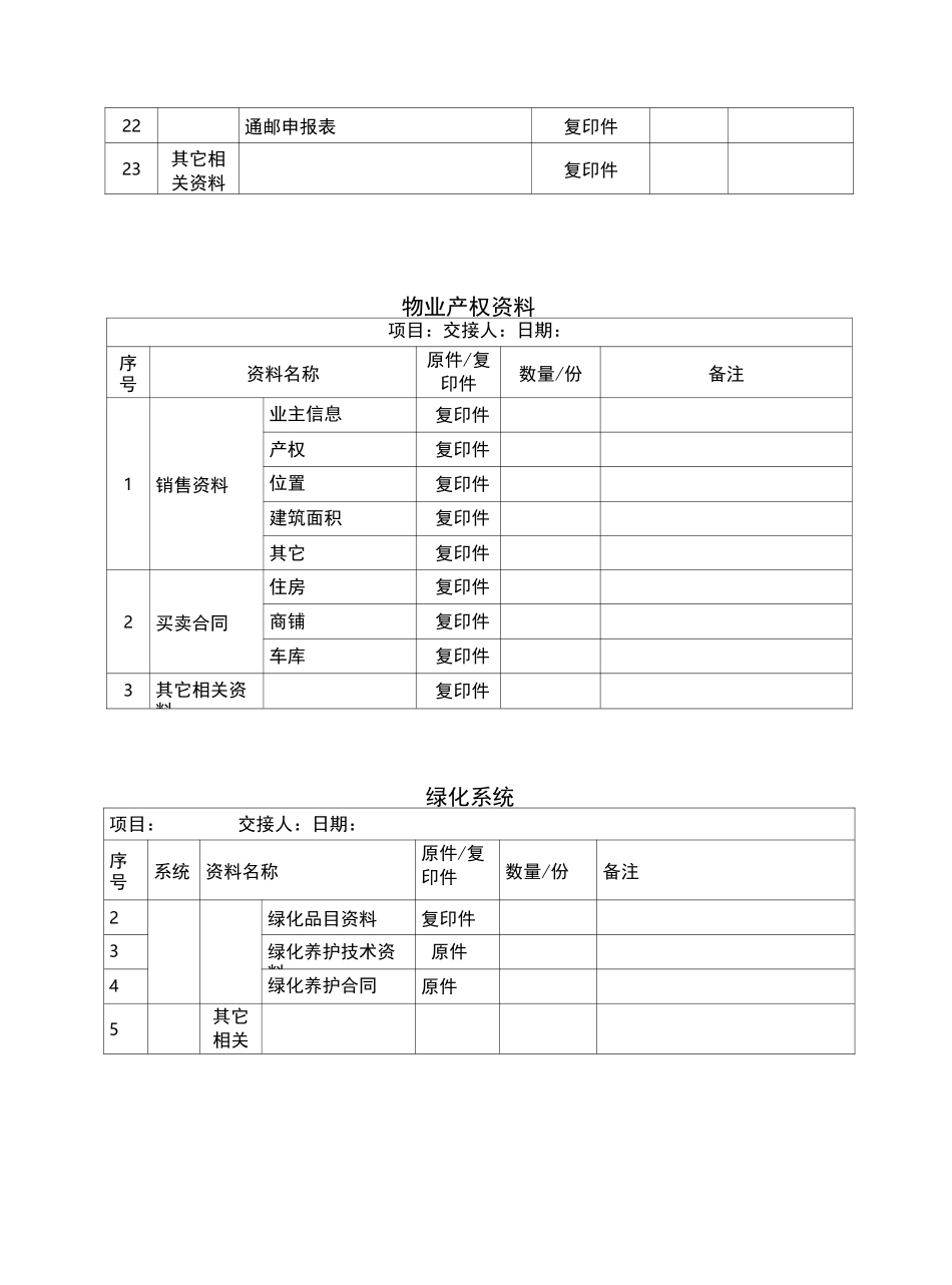 资料移交清单_第3页