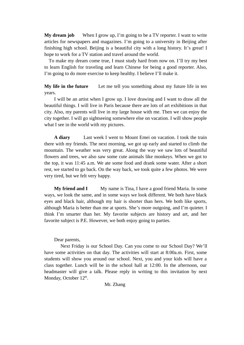 八上复习资料句型转换_第2页