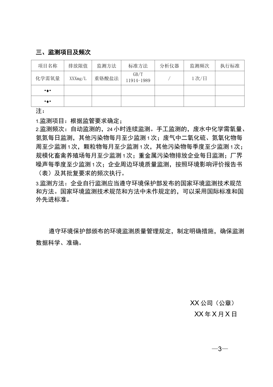 公司自行监测方案_第3页
