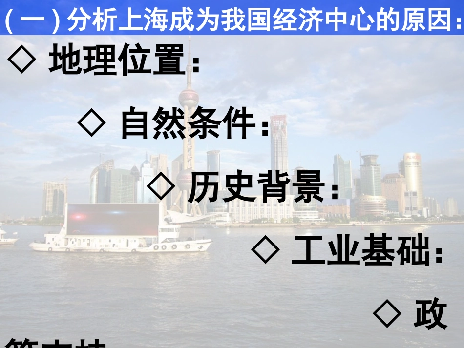 第二课　南方地区我国的经济中心—上海课件_第3页