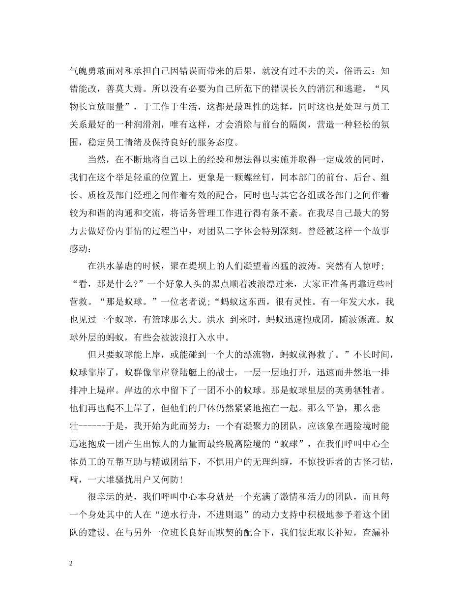 在线客服年终个人工作总结范本_第2页