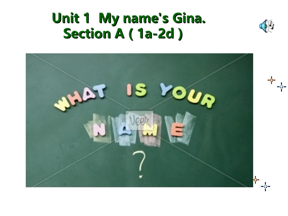 七上Unit1第一课时MynameisGina_第2页