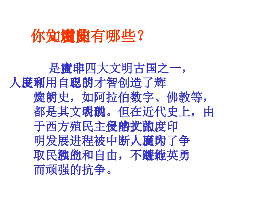 北师大版九年级第9课__古老印度的抗争课件(1)_第3页